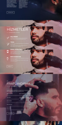 Berber sitesinin anasayfası