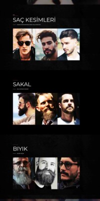 Berber sitesinin "galeri" sayfası